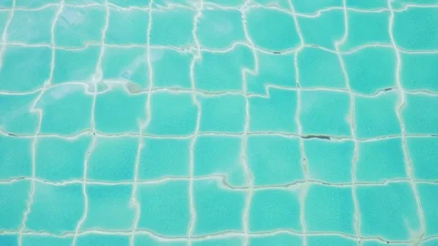 Waves water in the pool with light reflections. slow motion Vidéo 93940884