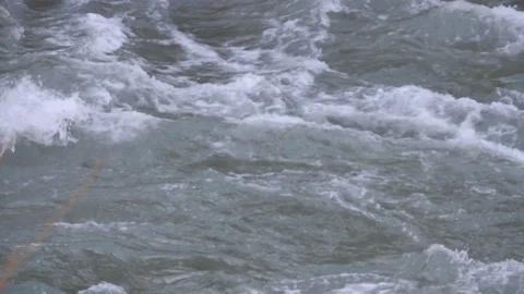 Waves of water of the river Vídeo Stock 170030779