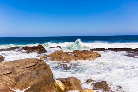 Waves Water Rocks Stock Photos