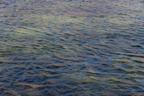 WAVES ON WATER SURFACE Stock Photos