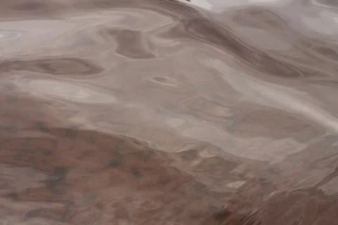 Waves on the water surface. small waves on a cloudy day Stock Photos