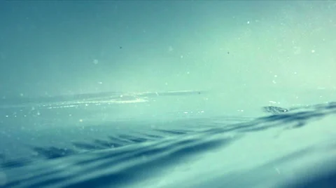 Waves Waving In Snow With Water Surface Splashing Stock Footage 56358390