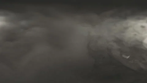 Waves of white smoke on a black surface Stock Footage 221929776