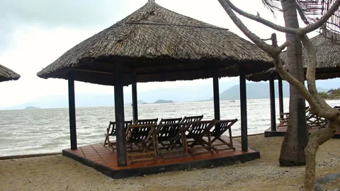 Waves in windy weather Stock Footage 105118181