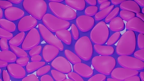 Wavey Dots Purple Stock Footage 253643231