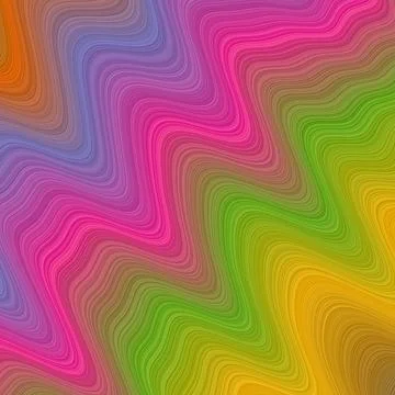 Wavey layers background. Powerful banner in colorful colors. Can be used as.. Stock Illustration