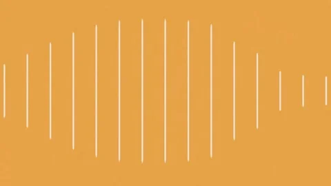 Wavey Lines, Orange Background 02 库存影片 150186147