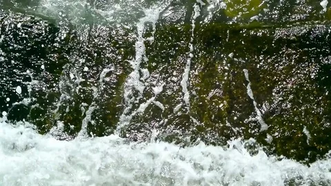 Wavey sea surface and sea rocks Video stock 79921940
