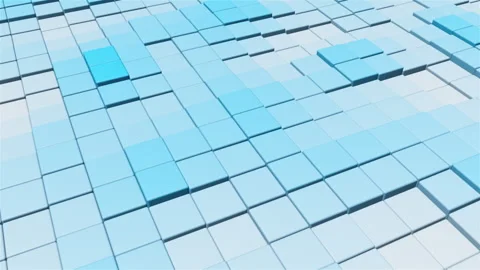 Waving 3d cubes Stock Footage 333290359