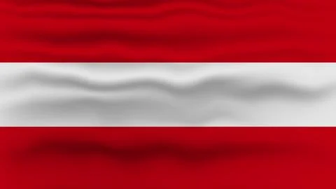 Waving Austrian flag. Vector illustration Stock Illustration