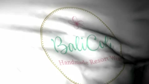 Waving BALICALI flag for background video Video stock 224808715