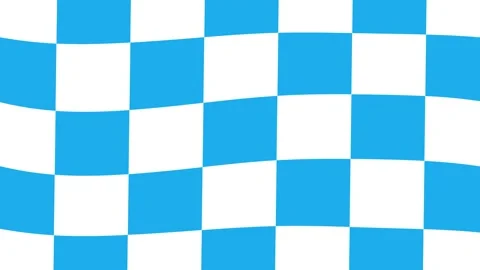 Waving Blue and White Checkered Pattern Graphic Background Loop Stock Footage 346569763