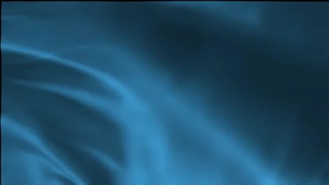 Waving Blue Flag Loop - Information and Safety Concept Stock Footage 340006877