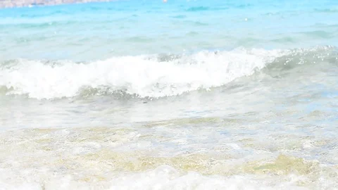 Waving blue sea Stock Footage 91802208