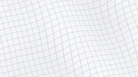 Waving blue wireframe mesh moving on white background. 4K Stock-Footage 345112219