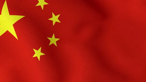 Waving China flag. Stock Footage 150018428