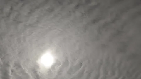 Waving Clouds and Sun Timelapse Video Stock Footage 331958289