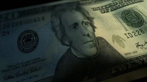 Waving Dollar Stock Footage 12030944