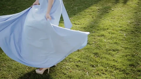 Waving dress Stock Footage 62448935