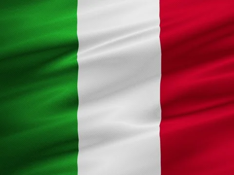 Waving fabric texture of the flag of italy Stock-Footage 80543726