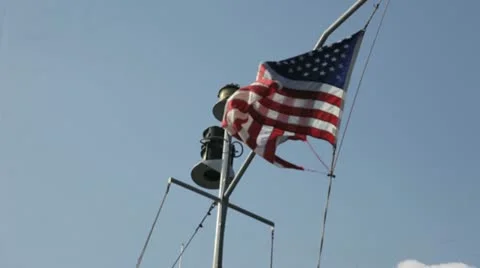 Waving Flag 3 Stock Footage 12319620