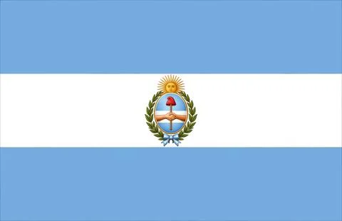 Waving Flag of Argentina Stock Illustration