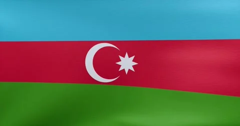 Waving flag of Azerbaijan Stock Footage 318977112