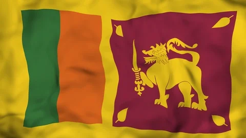 Waving Flag Background, 4k Render, 3D animation 스톡 동영상 91984487