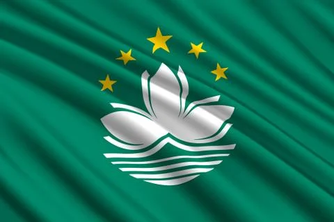 Waving flag background Stock Illustration