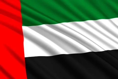 Waving flag background Stockillustratie