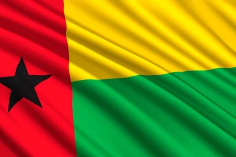 Waving flag background Illustrazione stock