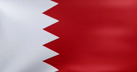 Waving flag of Bahrain	 Stock Footage 318977197