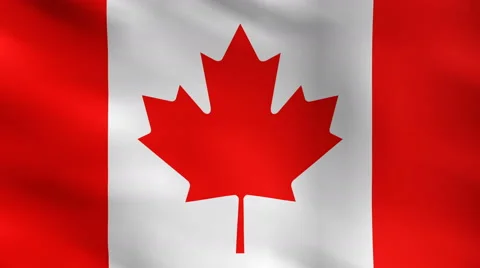 Waving flag of Canada 動画素材 66546359