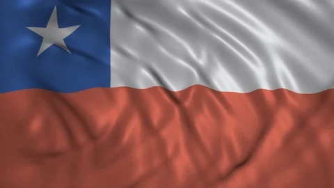 Waving Flag of Chile in the Wind 動画素材 97721418