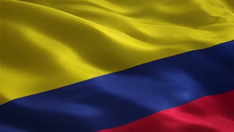 Waving flag of Colombia Stock Footage 311072191