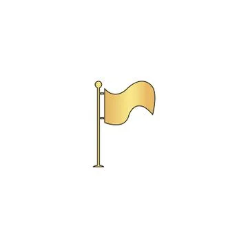 Waving Flag computer symbol Stock Illustration