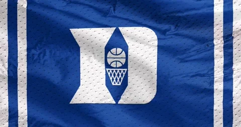 A waving flag of the Duke Blue Devils Ba... | Stock Video | Pond5