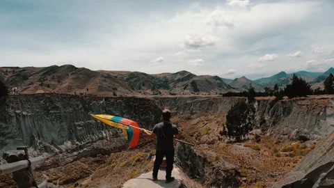 Waving the flag Stock Footage 280093966