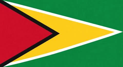 Waving Flag of Guyana Stock Illustration