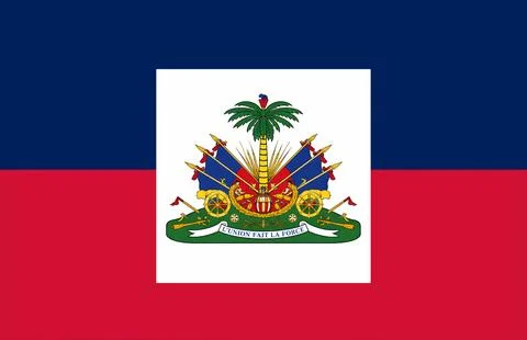 Waving Flag of Haiti Stock Illustration