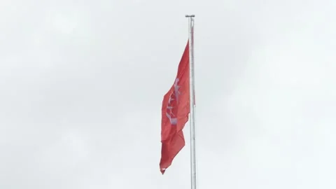 Waving Flag from Kelantan Stock Footage 295103742
