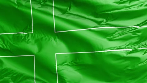 Waving flag of Ladonia. Loop Stock Footage 232724746