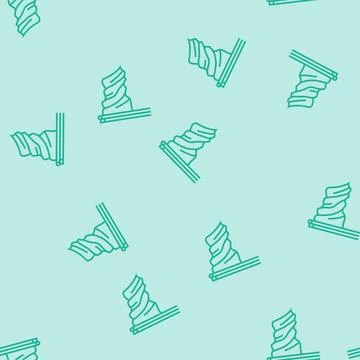 Waving flag line seamless pattern 스톡 일러스트