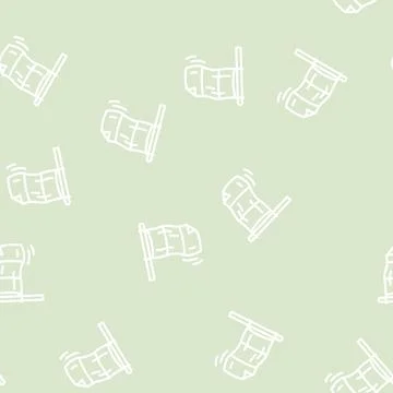 Waving flag line vector seamless pattern Stock Illustration