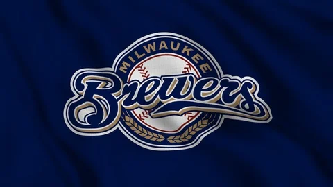 Flag of the Baseball Milwaukee Brewers, American Professional