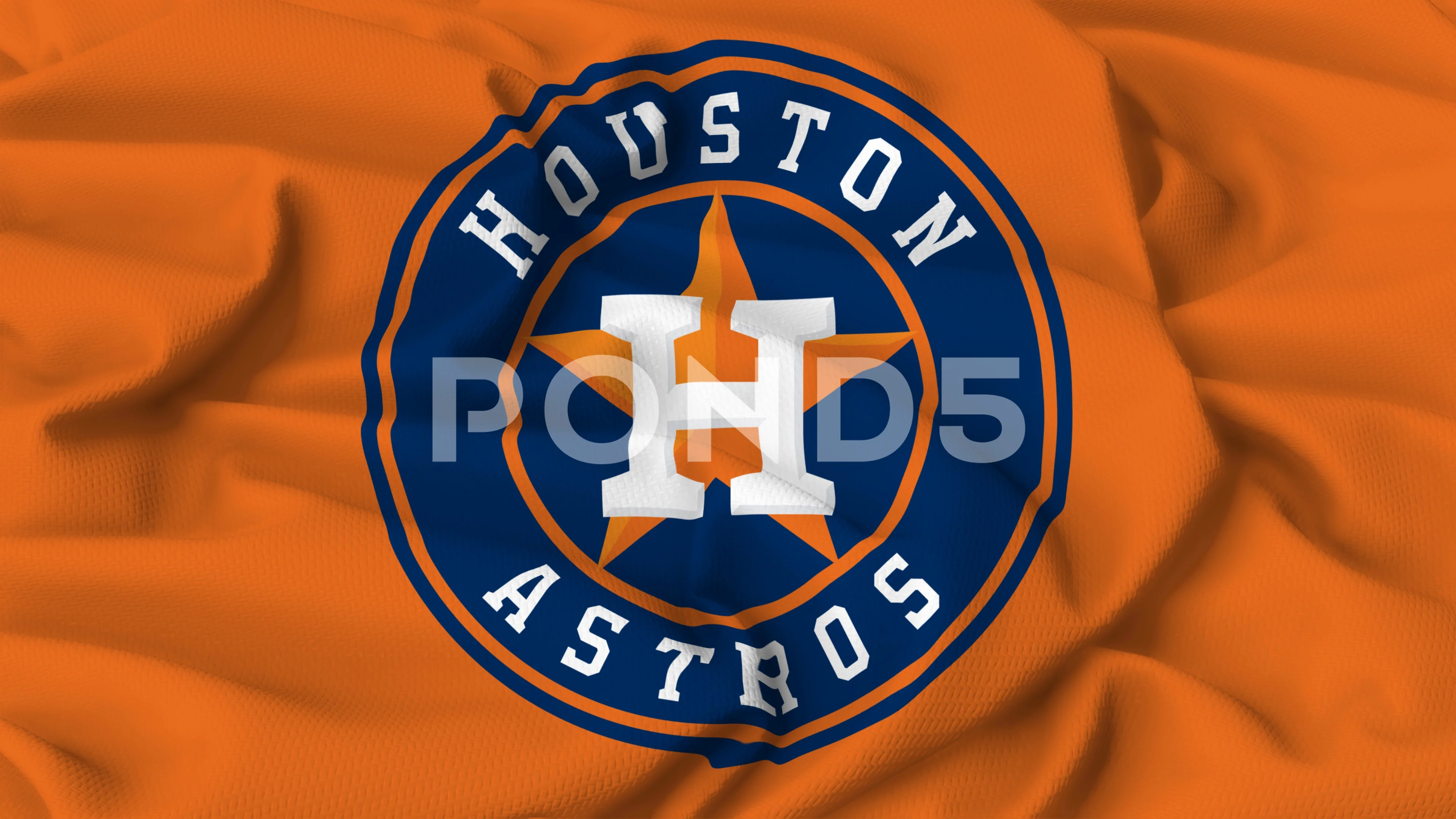 2022 MLB World Series Champions Houston Astros Waiving Flag