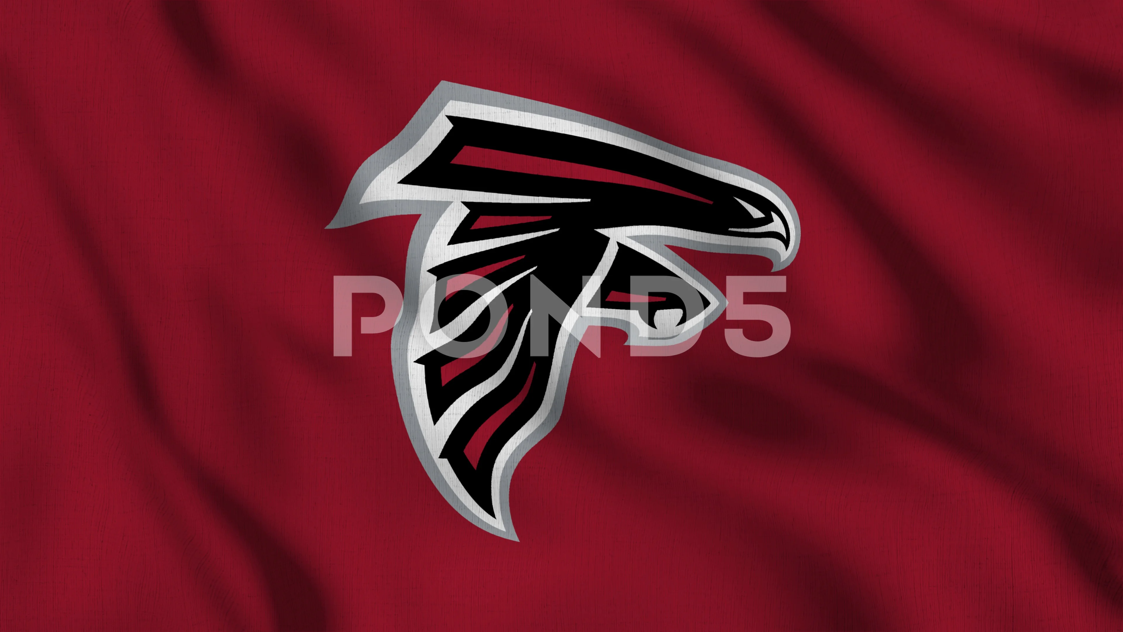 Close-up of Waving Flag with Arizona Cardinals NFL American