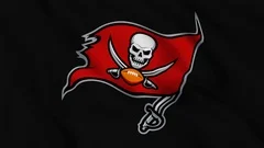 Waving Flag with Tampa Bay Buccaneers Professional Team Logo. Editorial 3D  Rendering Editorial Stock Image - Illustration of rise, game: 95319814