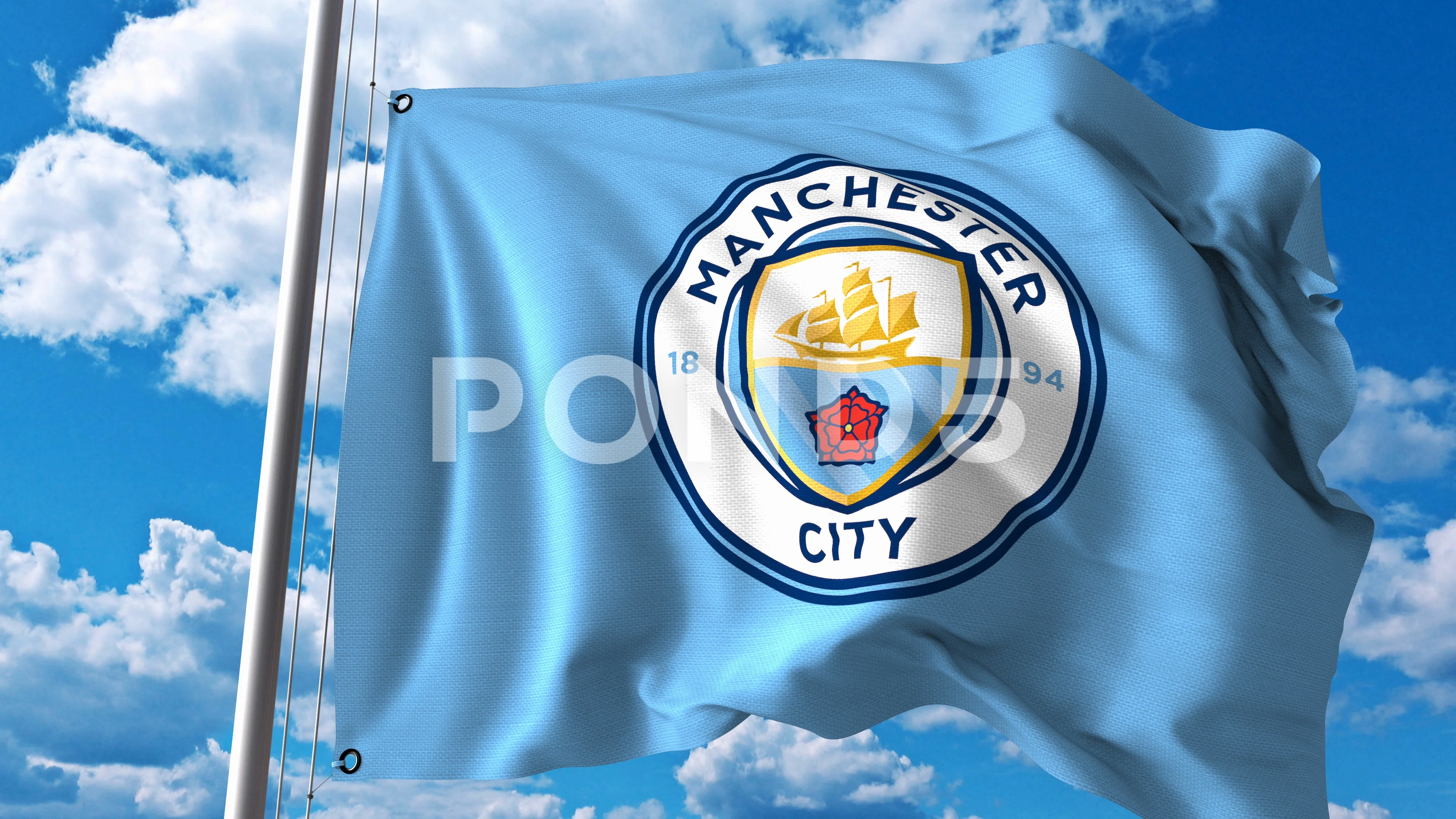 manchester city pennant