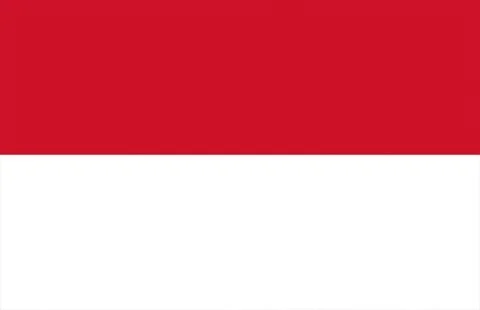 Waving Flag of Monaco Stock Illustration